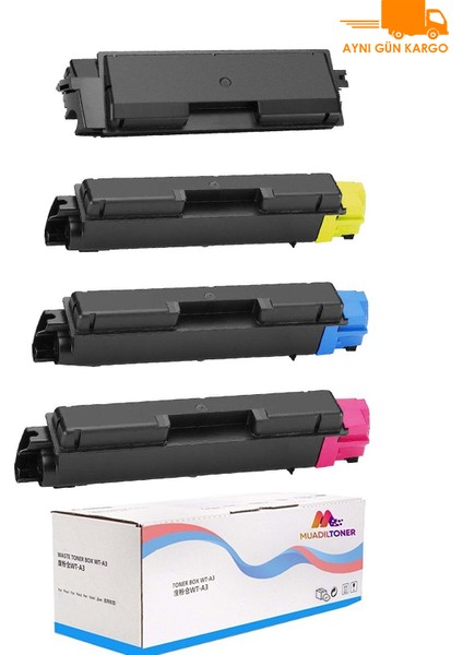 Kyocera TK-590 (1T02KVANL0)-ECOSYS M6026CDN- M6526CDN 1 Set Muadil Toner