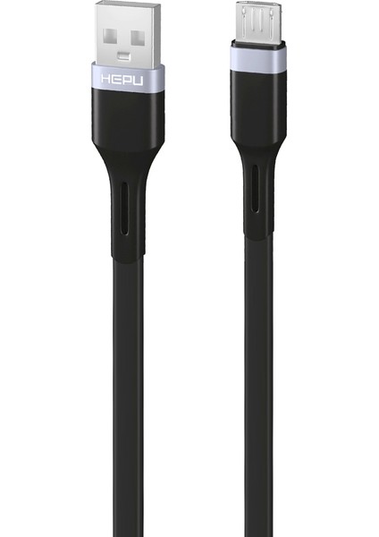 HP-411 Intelligent USB - Micro USB Qc3.0 3.1A Şarj Kablosu 1mt modelleri