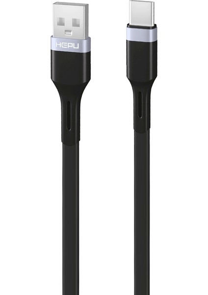 HP-412 Intelligent USB - Type-C Qc3.0 3.1A Şarj Kablosu 1mt