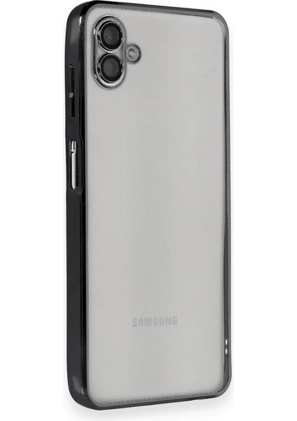 Samsung Galaxy A04 Kılıf Razer Lens Çerçeveli Silikon Kapak