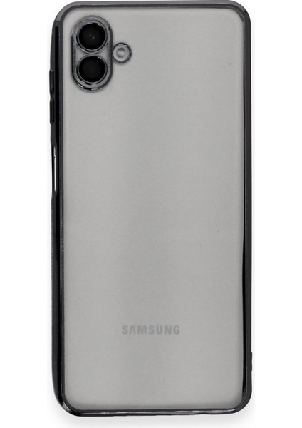 Samsung Galaxy A04 Kılıf Razer Lens Çerçeveli Silikon Kapak