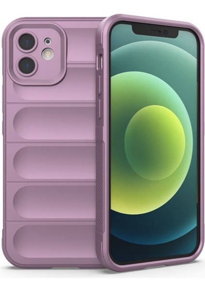 iPhone 12 Kılıf Optimum Lens Çerçeveli Silikon Kapak