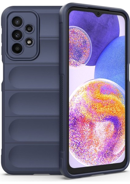 Samsung Galaxy A23 Kılıf Optimum Lens Çerçeveli Silikon Kapak