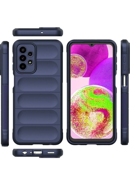 Samsung Galaxy A23 Kılıf Optimum Lens Çerçeveli Silikon Kapak modelleri