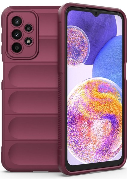 Samsung Galaxy A23 Kılıf Optimum Lens Çerçeveli Silikon Kapak