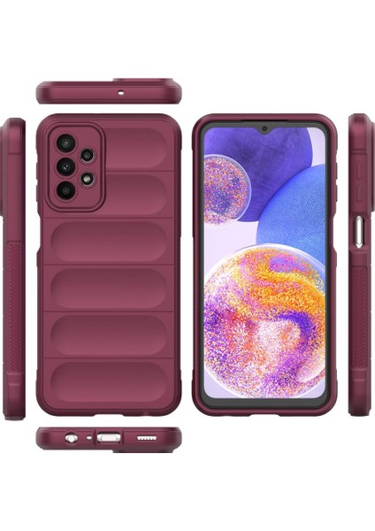 Samsung Galaxy A23 Kılıf Optimum Lens Çerçeveli Silikon Kapak modelleri