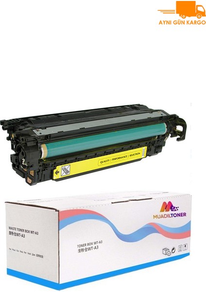 Hp 507A-CE402A- Color Mfp M570DN Sarı Muadil Toner