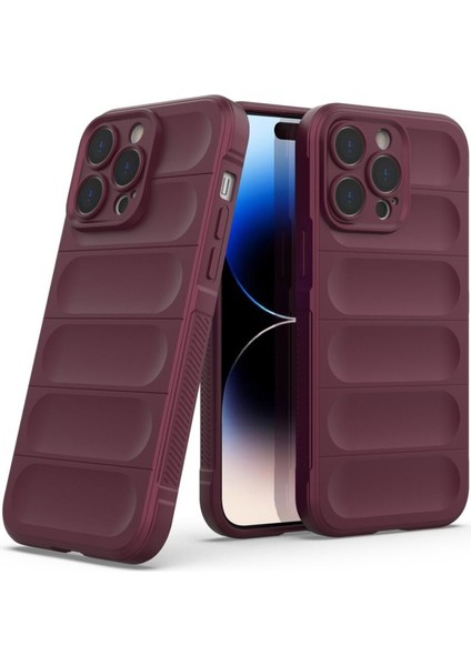 iPhone 14 Pro Max Kılıf Optimum Lens Çerçeveli Silikon Kapak