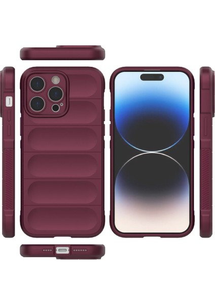 iPhone 14 Pro Max Kılıf Optimum Lens Çerçeveli Silikon Kapak