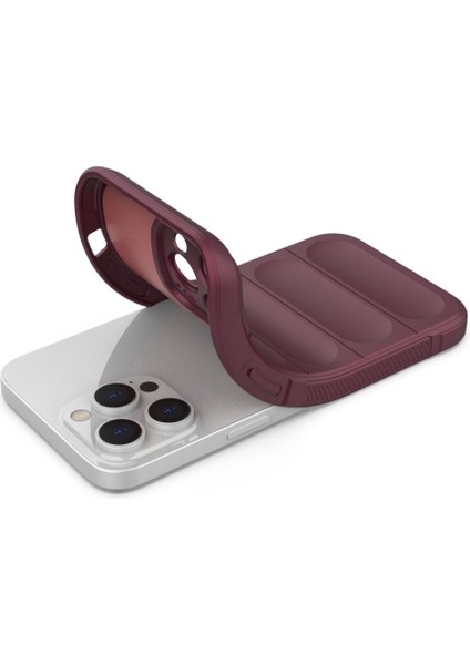 iPhone 14 Pro Max Kılıf Optimum Lens Çerçeveli Silikon Kapak