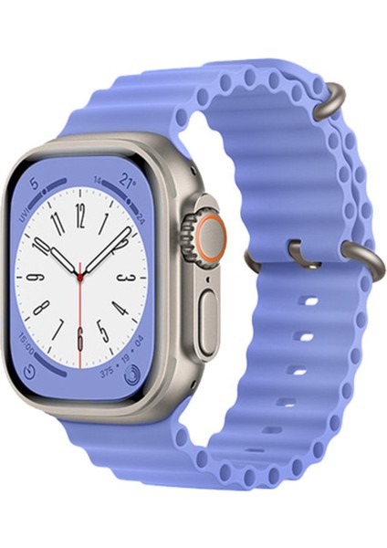 Apple Watch 38/40/41 mm Uyumlu Ocean Silikon Kordon