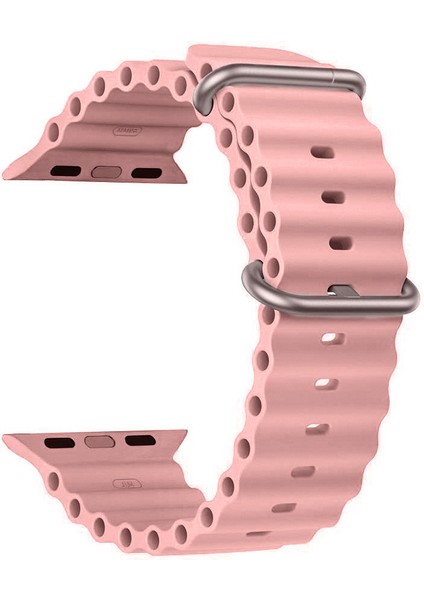 Apple Watch 42/44/45/49 mm Uyumlu Ocean Silikon Kordon