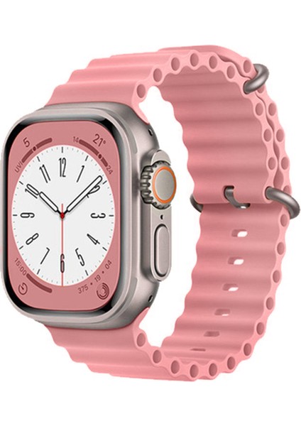 Apple Watch 42/44/45/49 mm Uyumlu Ocean Silikon Kordon