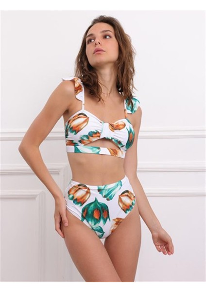 Aloha Babe Set - Mavi-Beyaz