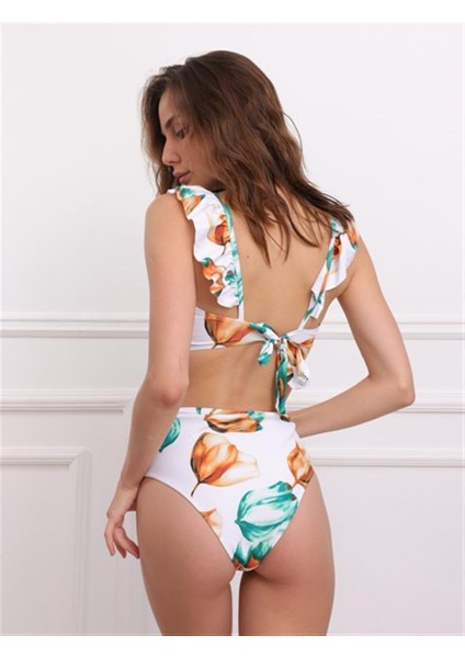 Aloha Babe Set - Mavi-Beyaz