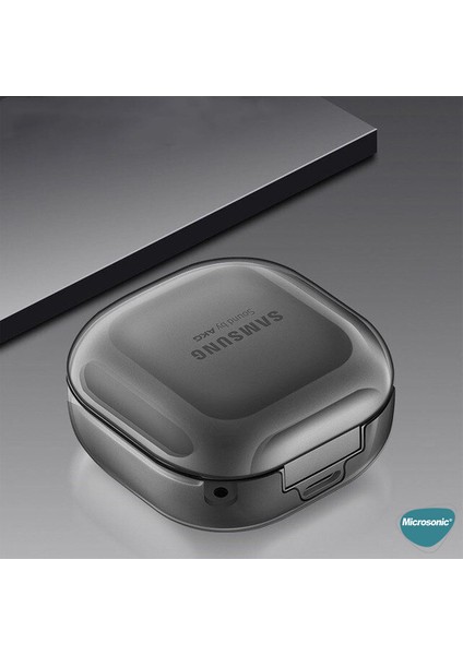 Samsung Galaxy Buds 2 Kılıf Askı Aparatlı Tranparan Silikon Füme fırsatları