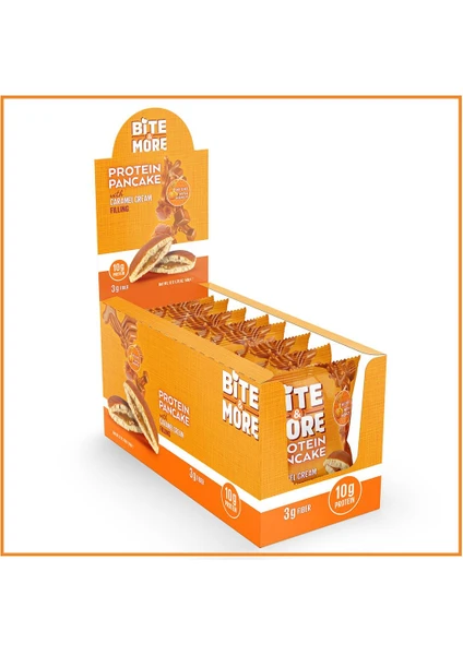 Bite & More Protein Pancake 50 Gr. x 12 Adet - Caramel Cream