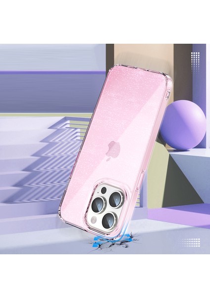 iPhone 14 Pro Max Pc+Tpu Geri Glitter Powder Clear Imd Cep Telefonu Telefon Kılıfı (Yurt Dışından) modelleri