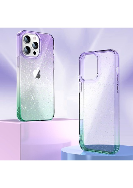 iPhone 14 Pro Max Pc+Tpu Geri Glitter Powder Clear Imd Cep Telefonu Telefon Kılıfı (Yurt Dışından) fiyatları