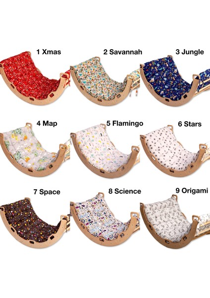 Pikler Tırmanma Seti | montessori Ahşap Dönence ve Kemer Yastığı | Kemer & Merdiven Rampa & Harita Yastık fiyatları