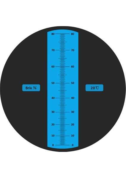 0-80 Şeker Yoğunluk Ölçer Brix Refraktometre