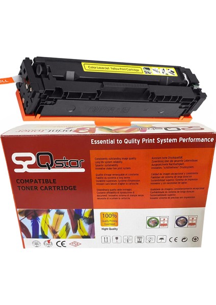 HP 203X CF542X YL SARI YÜKSEK KAPASİTELİ Muadil TONER