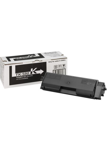 KYOCERA Tk 580 BK Muadil Toner