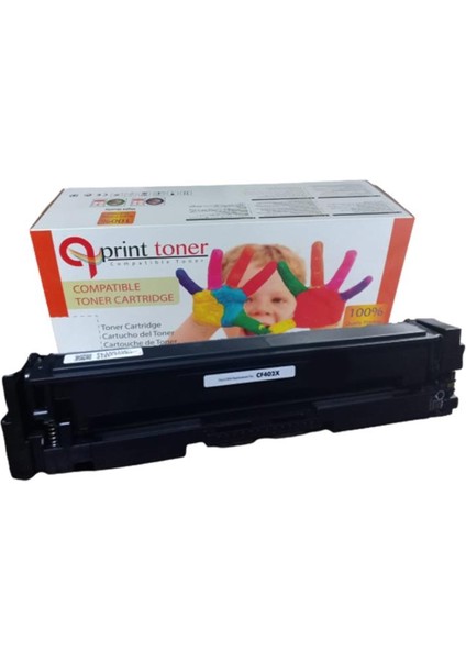 Hp 203A - Cf541A Cy Mavi Muadil Toner