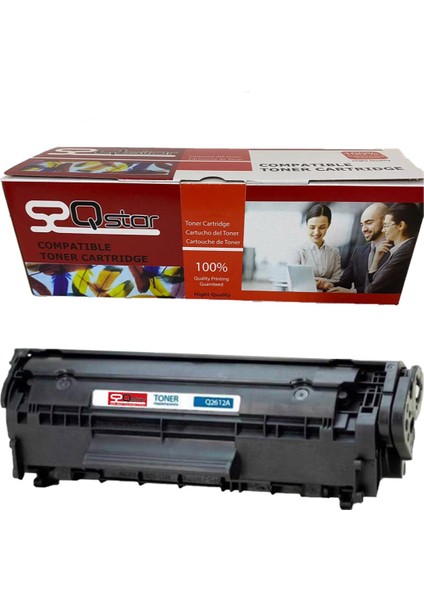 HP 12A Q2612A FX10 Muadil Toner 1010 1012 1015 1018 1020 1022 3015 3020 3055 LBP2900 LBP3000