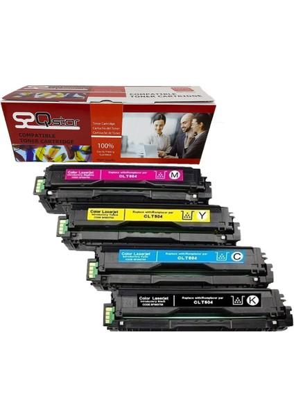 Samsung Clp 415 / Clt K504S / Su162A Set Muadil Toner