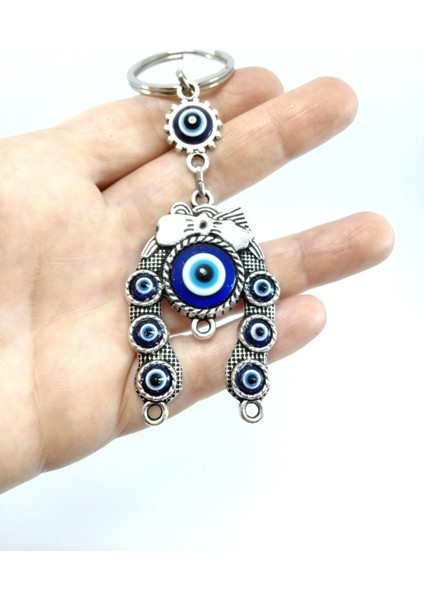Metal Nal Nazar Boncuğu Anahtarlık Aksesuar fırsatları