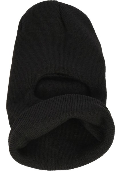 Örgü Kar Maskesi Siyah Balaclava