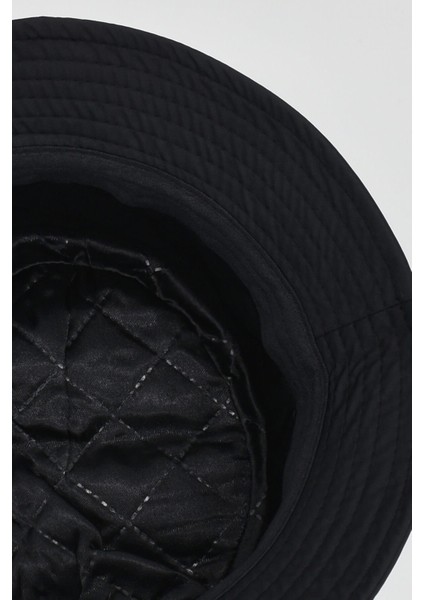 Waterproof Kışlık Trend Siyah Bucket Şapka