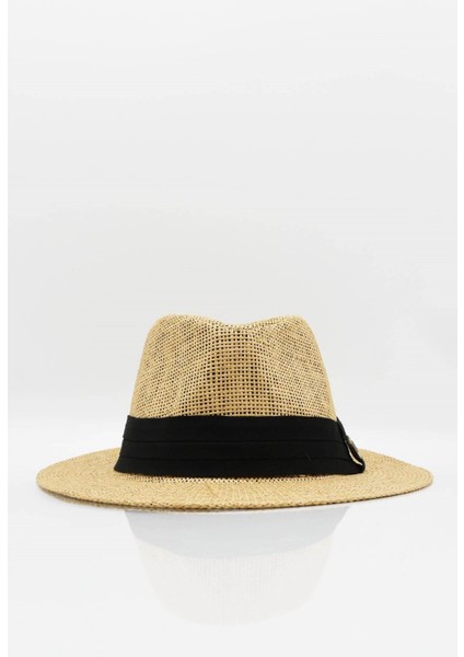 Kadın Hasır Plaj Şapkası - Koyu Bej modelleri