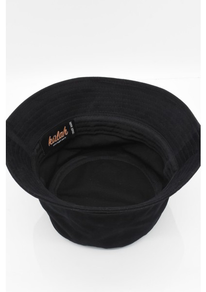 Kadın Premium Pamuklu Siyah Balıkçı Bucket Şapka fiyatları