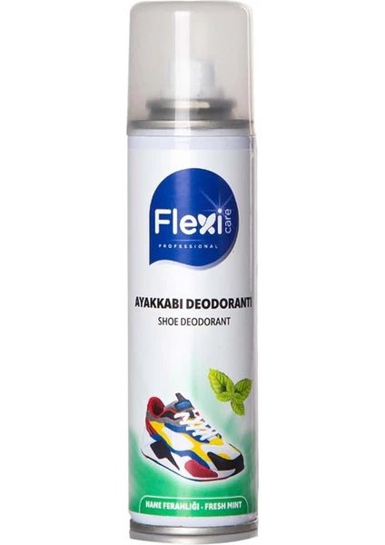 Flexicare Ayakkabı Deodorantı Koku Giderici Önleyici Sprey Fresh Mint 150 ml