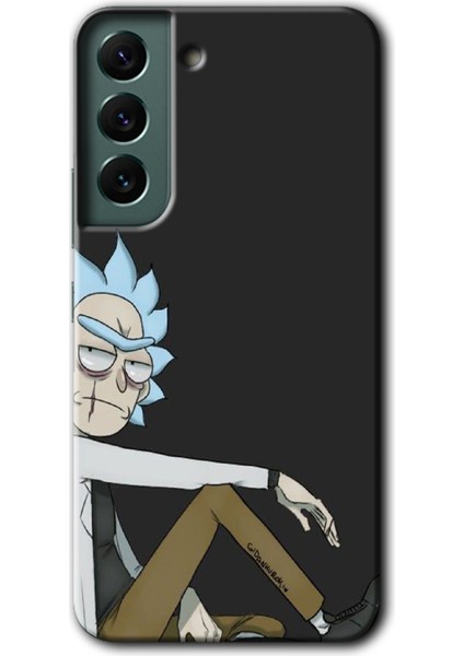 Galaxy S22 Kılıf Hd Desen Baskılı Arka Kapak - Rick