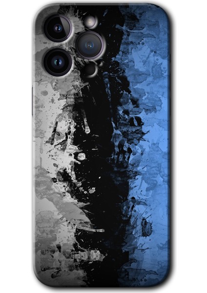 iPhone 14 Pro Max Kılıf Hd Desen Baskılı Arka Kapak + Kırılmaz Cam - Abstract Wallpaper