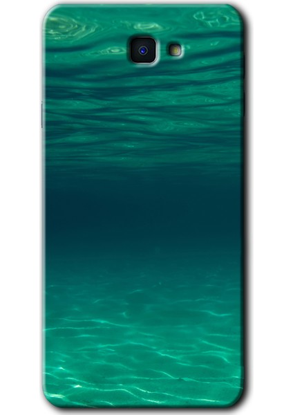 Galaxy J7 Prime 2 Kılıf Hd Desen Baskılı Arka Kapak + Kırılmaz Cam - Derin Deniz