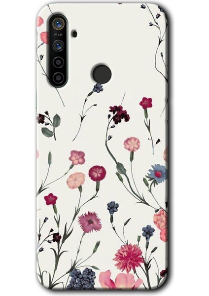 Realme 6i Kılıf Hd Desen Baskılı Arka Kapak - Mat Çiçek