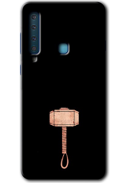 Galaxy A9 2018 Kılıf Hd Desen Baskılı Arka Kapak + Esnek Nano Cam - Thor Çekiç