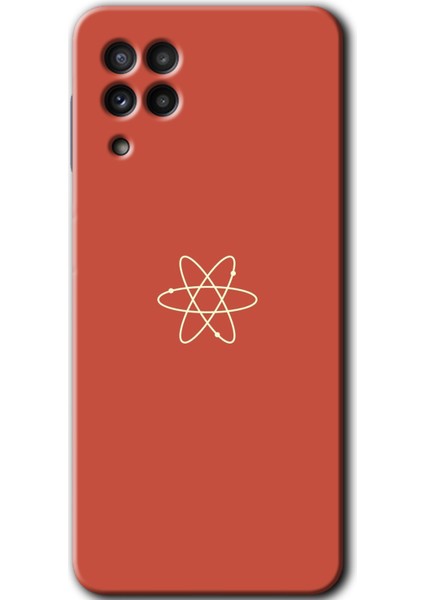 Galaxy A22 Kılıf Hd Desen Baskılı Arka Kapak + Kırılmaz Cam - Atom