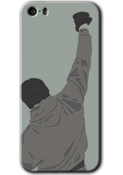 iPhone 5s Kılıf Hd Desen Baskılı Arka Kapak + Kırılmaz Cam - Artwork Wide