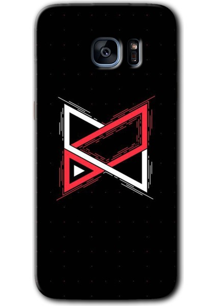 Galaxy S7 Edge Kılıf Hd Desen Baskılı Arka Kapak + Kırılmaz Cam - Kilit