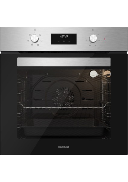 BO6502X02 - CS5335B01 - 1140 Crystal Line 60 Inox Ankastre Set