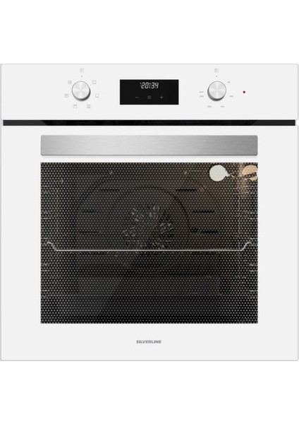BO6502W02 - CS5349W01 - 3420 Classy 60 - MW9018W01 Beyaz Cam Ankastre Set