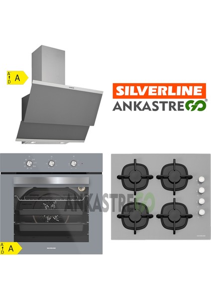 BO6503S01 - CS5343S01 - 3420 Classy 60 cm Gri Ankastre Set
