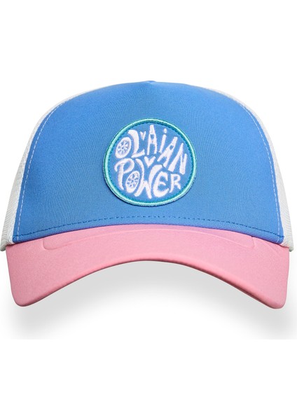 Olaian Çocuk Sörf Şapkası - Mor / Pembe - Trucker