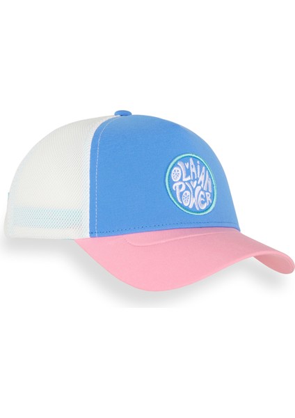 Olaian Çocuk Sörf Şapkası - Mor / Pembe - Trucker