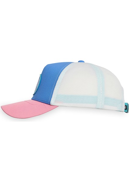 Olaian Çocuk Sörf Şapkası - Mor / Pembe - Trucker